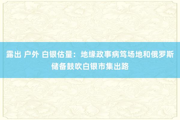 露出 户外 白银估量：地缘政事病笃场地和俄罗斯储备鼓吹白银市集出路