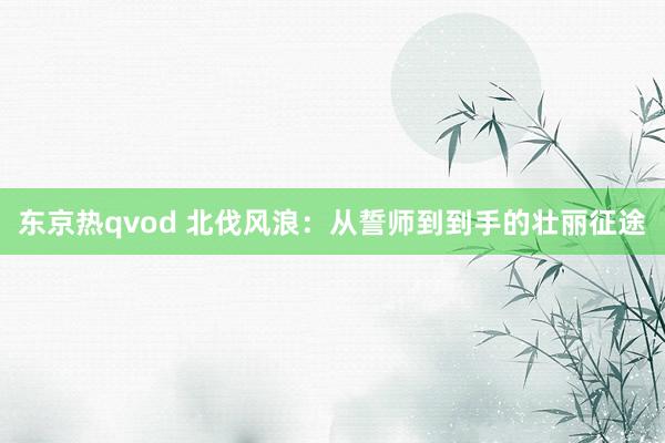 东京热qvod 北伐风浪：从誓师到到手的壮丽征途