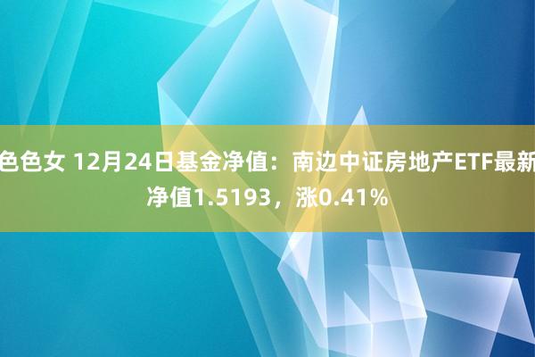 色色女 12月24日基金净值：南边中证房地产ETF最新净值1.5193，涨0.41%