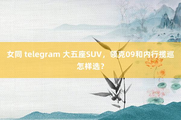 女同 telegram 大五座SUV，领克09和内行揽巡怎样选？